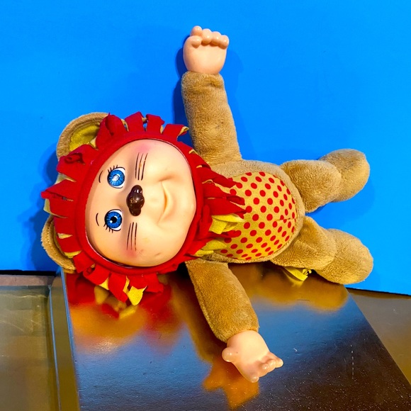 CABBAGE PATCH KIDS ZOO FRIENDS JAYE LION DOLL COLLECTIBLE CUTIES 9” - Picture 8 of 11